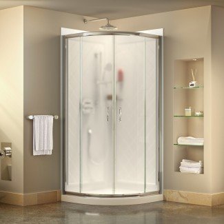  Cabina de ducha cuadrada sin marco Prime de 38 "x 38" x 76,75 "