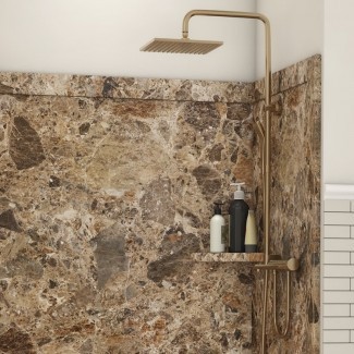  Elegance Shower Surround 80 "H x 48" W x 36 "D 3 Panel de ducha de pared 