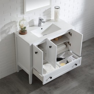 Juego de tocador de baño individual Andora de 40 "