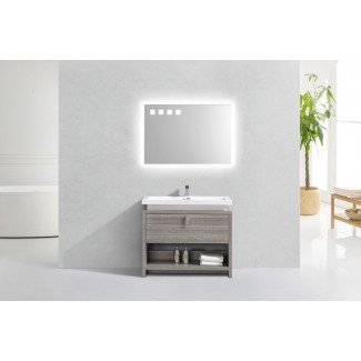 Juego de tocador de baño individual Politte de 40 "