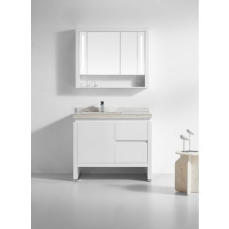 Juego de tocador de baño individual Ferris de 40 "con espejo