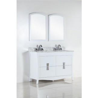 Juego de tocador de baño doble de 48 "