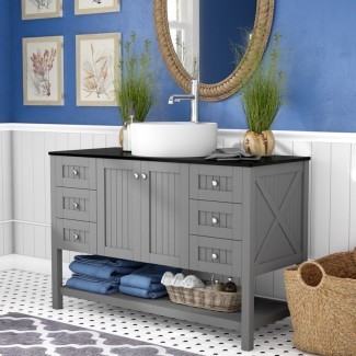 Juego de tocador de baño individual Nadel de 48 "