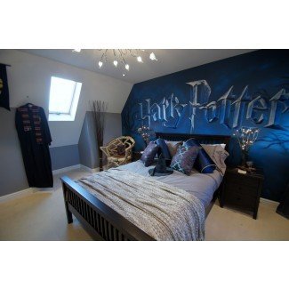  Habitación mural de Harry Potter | Habitación mural para niños basada en 