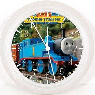  El nuevo reloj de pared Thomas Train de 10 "será un bonito regalo y la decoración de la pared de la habitación W68 