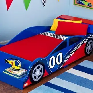  Cama para niños KidKraft Racecar - 76040 