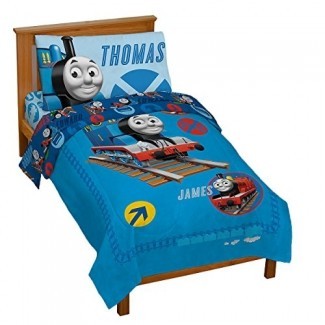  Thomas the Tank Juego de cama para niños pequeños 
