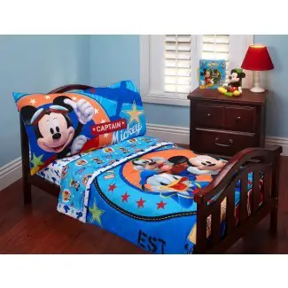 Juego de cama Disney Baby Mickey Mouse para niños pequeños - Bebé - Bebé ... 