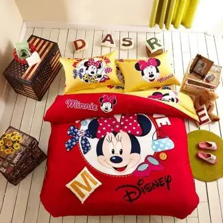  20 juegos de ropa de cama vigorizantes de Mickey y Minnie - Mi decoración 