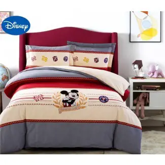  Juego de cama Mickey Mouse Cama para niños Fundas nórdicas ... 