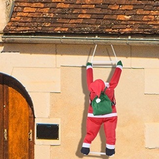  Joiedomi 35 Inch Climbing Hanging Santa Claus para decoración navideña 