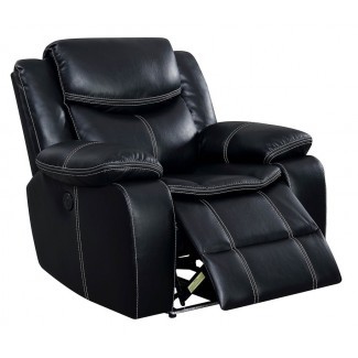  Moundville Hollin y sillón reclinable eléctrico de cuero de almacenamiento 