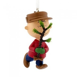  Adornos navideños Hallmark, Peanuts Adorno para el árbol de navidad de Charlie Brown 