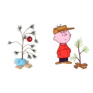  Este árbol de Navidad de Charlie Brown de 24 pulgadas con manta necesita ... 