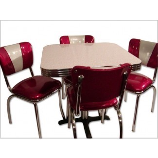  retro-kitchen-table-and-2-chair-design-idea | KITCHENTODAY 