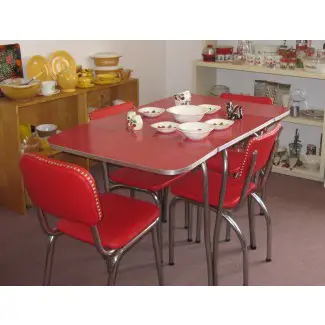  Mesa y sillas de cocina retro de los años 50 | My Web Value 