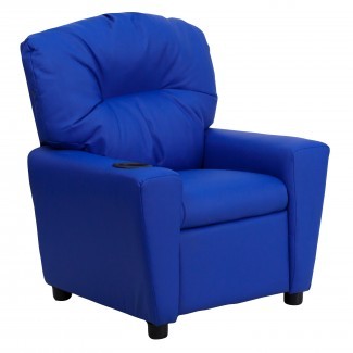  Flash Furniture Sillón reclinable de cuero para niños contemporáneo con ... 