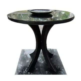  Mesa de comedor redonda con encimera de granito | Monolith Arts ... 