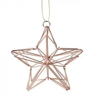  Northlight 4.5 "Geometric Wire Star Christmas Ornament ... 