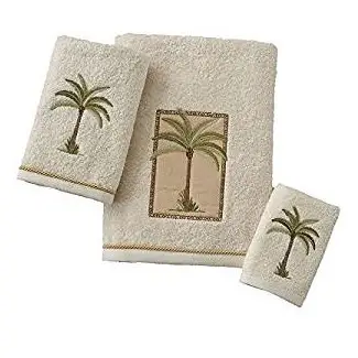  Amazon.com: "West Palm Trees" - Conjunto de baño - Toalla 