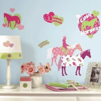  Sunny Horse Crazy Wall Decal 