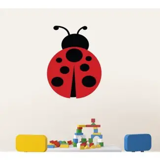  Ladybug Printed Wall Decoración 