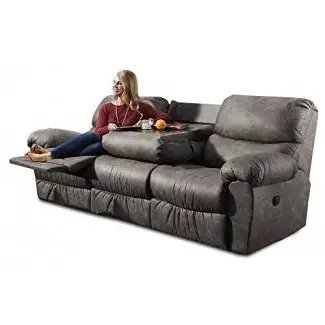  Chelsea Sofá reclinable para el hogar en gris 