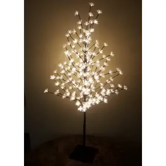  Exterior 200 luces LED cálidas Cherry Blossom Tree 
