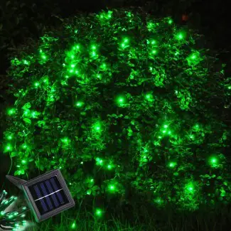  60 LED Cadena de luz solar al aire libre Jardín Navidad Boda ... 