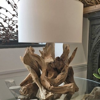  'stumpy driftwood table lamp natural by doris brixham ... 