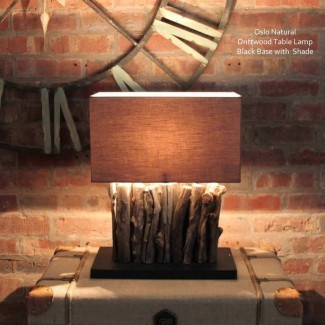  oslo driftwood table lamp by cowshed interiors ... 