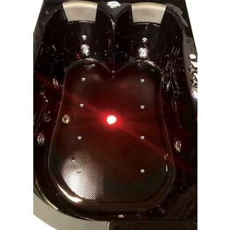  Orion Hydrotherapy Bañera de hidromasaje de esquina de 72 "x 48" con calentador 
