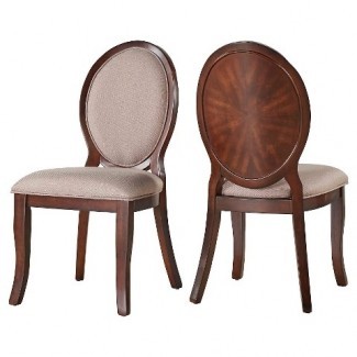  Hutton Formal Round Back Side Dining Chair Wood / ...: Target 