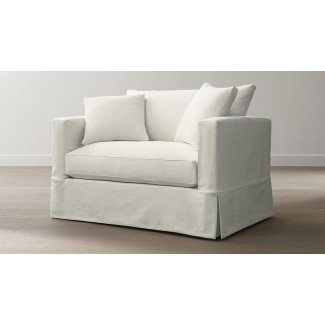  Sofá cama doble Willow - Nieve | Crate and Barrel 