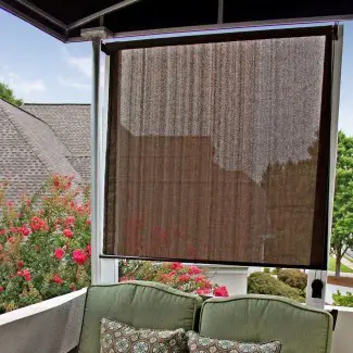  Sombras: sorprendentes cortinas para exteriores para enrollar patios ... 