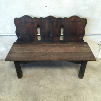  Muebles : Banco de iglesia de madera único para la venta ... 