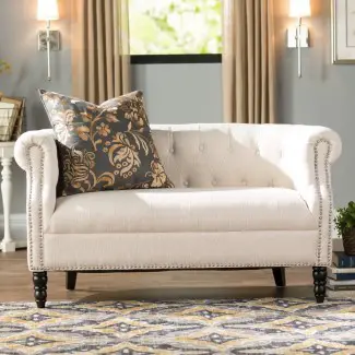  Quinse Chesterfield Loveseat 