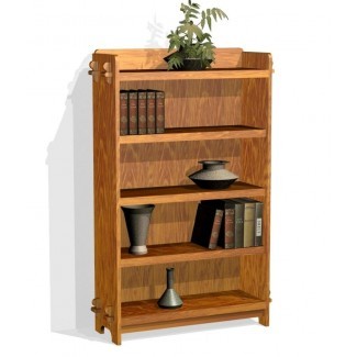  Librerías Mission Style - Florida Muebles personalizados Fabricantes 
