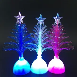  Nuevo árbol de Navidad Cambio de color del LED Lámpara de luz Inicio . 