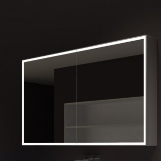  Kristian 48 "x 28" montaje en superficie medicina enmarcada Gabinete con iluminación LED 