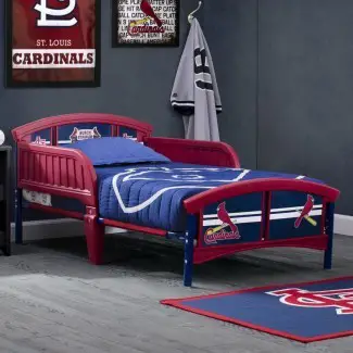 Cama convertible MLB St. Louis Cardinals para niños pequeños 