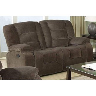  Loveseat reclinable doble Charlie Sage marrón 