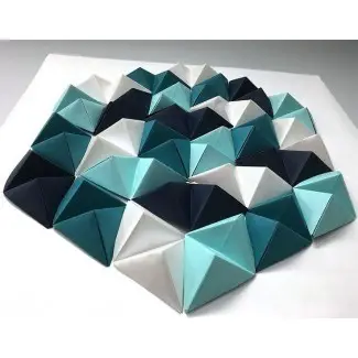  20 ideas de arte de pared 3D Triangle | Arte de pared 