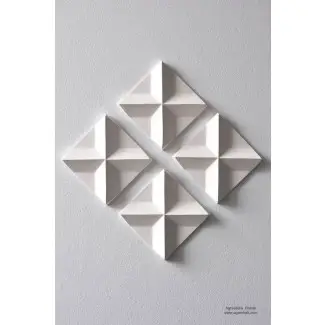  Arte de pared: arte de pared de triángulo 3D (# 10 de 20 fotos) 