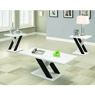  Conjunto de mesa de centro moderno de 3 piezas Coaster Furniture 