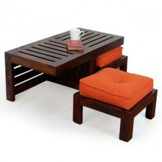  ¡Diseños modernos de la mesa de café con taburete! - Decor10 
