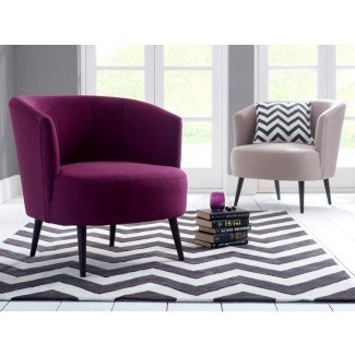  Muebles: cómodas sillas para el dormitorio del Reino Unido con cómodo púrpura 