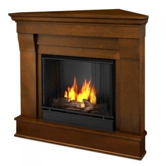  Real Flame Chateau Corner Ventless Gel Fireplace en Menards® 