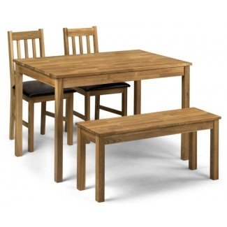  Abdabs Furniture - Conjunto de banco de mesa de comedor Coxmoor Oak 