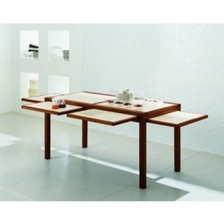  Diseño que ahorra espacio: mesas plegables de café y cena 